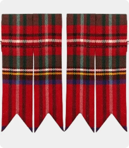 8 Yard Royal Stewart Tartan Kilt Flashes