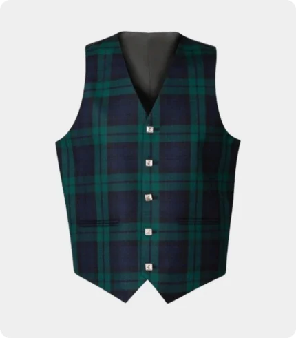 Black Watch Tartan Waistcoats