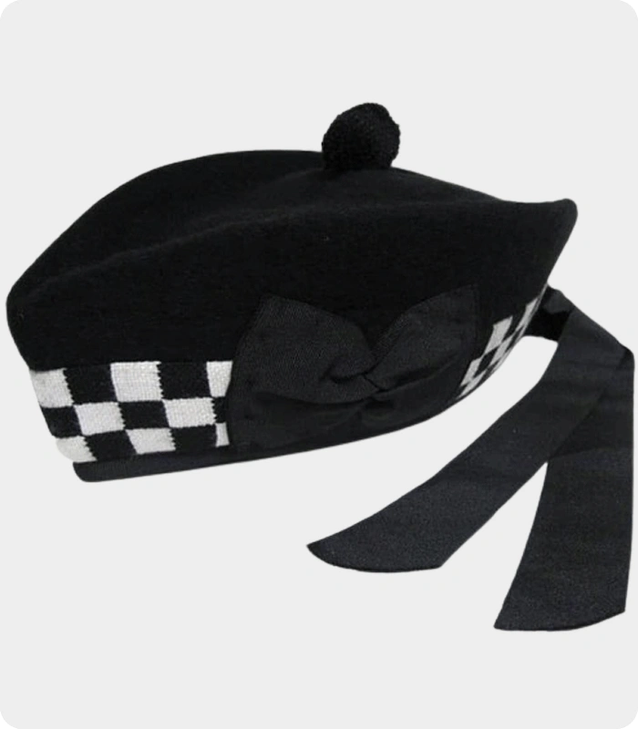 Black and White Dice Hat