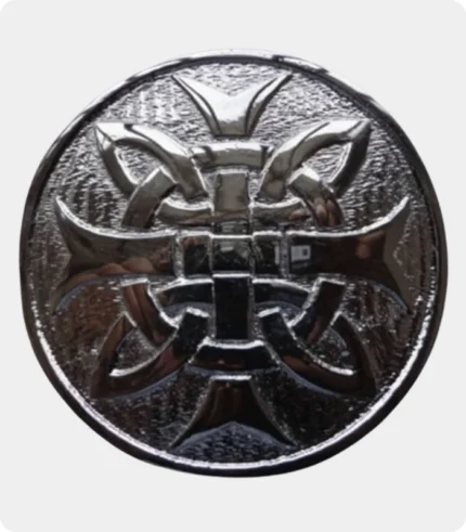 Cross Round Men Scottish Kilt Belt Buckle