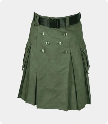 Custom Build Green Contemporary Kilt