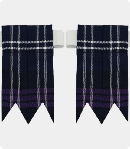 Custom Made Heritage Of Scotland Tartan Kilt Flashes