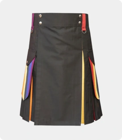 Modern Box Pleated Hybrid Kilt