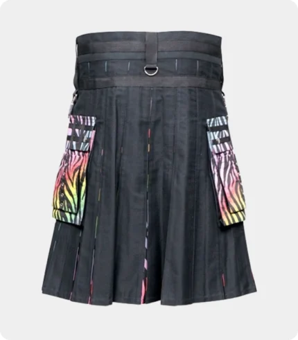 New Rainbow Tiger Striped Kilt