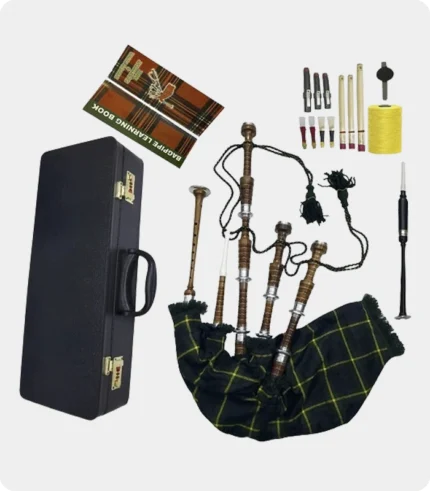 Premium Quality Gordon Tartan Bagpipes Design