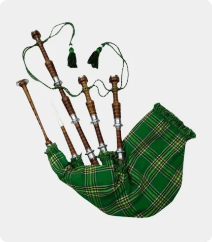 Premium Quality Irish Tartan Bagpipe Design