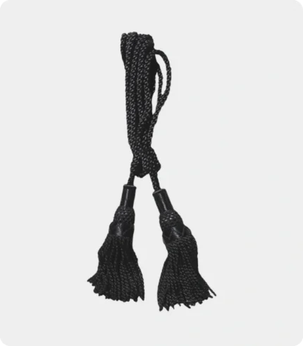 Premium Quality Scottish Bagpipe Silk Cord Black Design