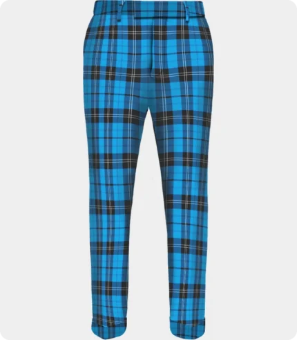 Premium Quality Traditional Scottish Ramsay Blue Tartan