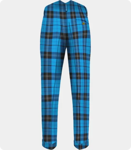 Premium Quality Traditional Scottish Ramsay Blue Tartan