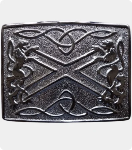 Saltire Kilt Belt Buckle