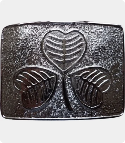 Shamrock Kilt Belt Buckle