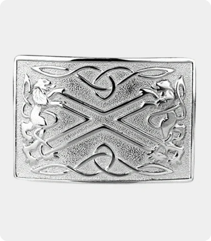 Silver Chrome Kilt Buckle