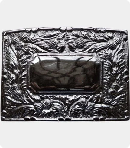 Thistle Flower Scottish Kilt Belt Buckle