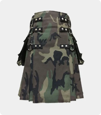 Woodland Camouflage Gothic Kilt