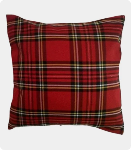 Red Tartan Cushion Design