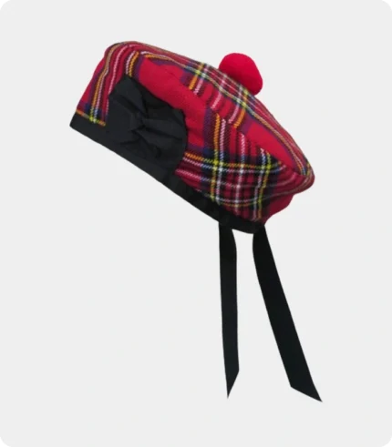 Royal Stewart Tartan Balmoral Hat