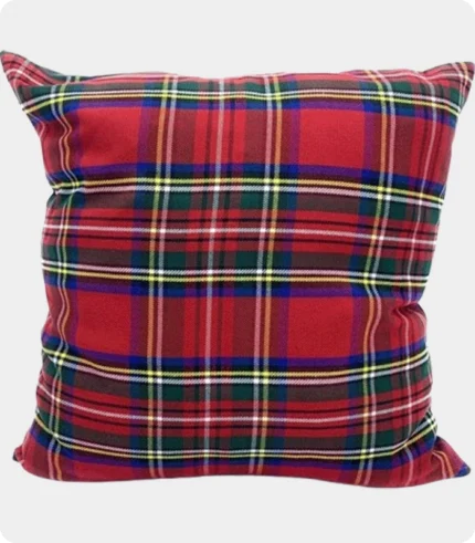 Royal Stewart Tartan Square Cushion Cover Design