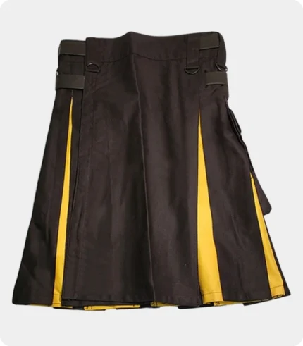 Women Black Hybrid Kilt