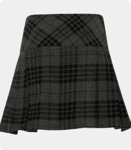 Women Hamilton Grey Tartan Skirt