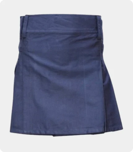 womens utility kilt dark blue